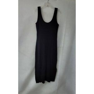 Worth Tank Sweater Dress Womens S Black Midi Minimalist Classic Capsule